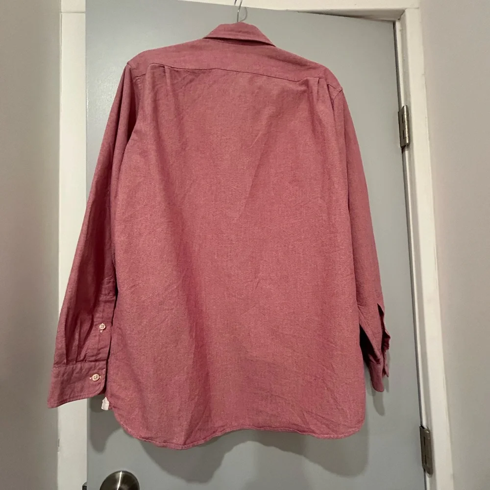 Cremieux Classic Pink Medium Button Down Shirt - Picture 2 of 3